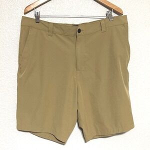 Banana Republic Mens 40 Core Temp Ripstop Shorts Khaki Tan Stretch Vaca Resort